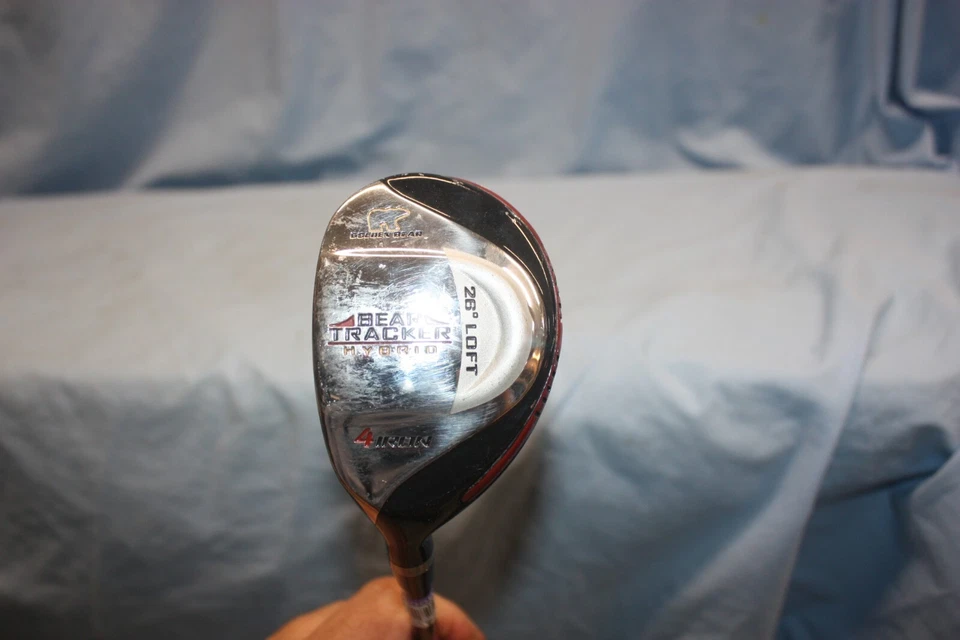 Nicklaus Golden Bear Tracker 4 Hybrid Iron Firm Shaft Graphite 26° Hot Ring LH - Image 1 of 4
