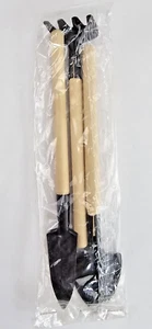 3 Piece Mini Shovel Rake Garden Plant Tool Set with Wooden Handles New - Picture 1 of 11