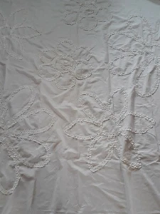 Lush DÉ Cor White Ruffle Flower Shower Curtain - Picture 1 of 5