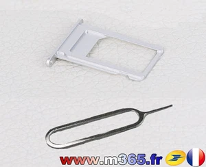 TIROIR CARTE SIM iphone6s ( caddy SIM TRAY) IPHONE 6s support carte sim argenté - Photo 1/1
