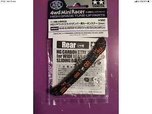 Tamiya Mini 4wd Accessories Ta 95642 Hg Carbon Stay For Whide Rear Anniversary - Picture 1 of 1