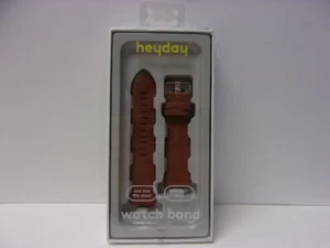 Banda de repuesto para reloj Heyday Fitbit Versa cuero marrón talla única se adapta a la mayoría #548 - Imagen 1 de 3