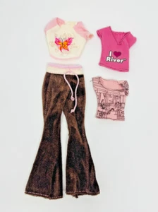 2004 My Scene Barbie Teen T-Shirts Barbie Doll Outfit Only - Picture 1 of 5