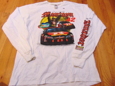 CAMISETA NUEVA VINTAGE NASCAR CHASE AUTÉNTICA JUAN PABLO MONTOYA HAVOLINE #42 L/S L Foto 1 de 2