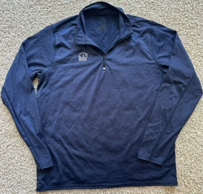 Hombre Rhino Azul Marino Atlético Cuarto Cremallera Talla M Foto 1 de 4