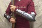 Bracciali Medievali Arm Armour Knight Warrior Larp Coppia Di Bracciali Arm...