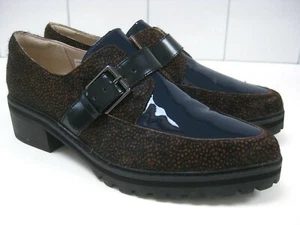 ZAPATOS CLARKS CUERO pelo de pony escarabajo trituradoras enredaderas nuevos ANNISTON FUDGE 7 D - Imagen 1 de 12