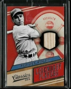 2014 Panini Legendary Players G.U.Bat Piece PEE WEE REESE Dodgers 20/99 - Picture 1 of 2