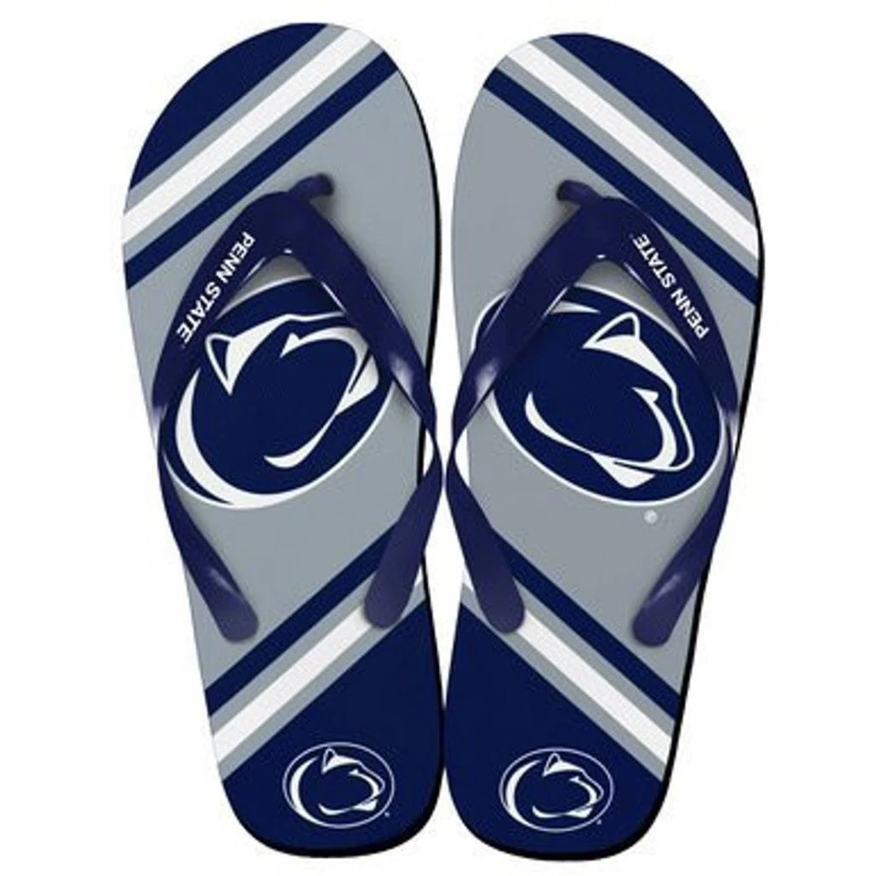Penn State Nittany Lions Size Small Men's Gradient Flip Flops [NEW] Slide Shoe - Image 1 of 1