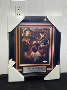 Tyler Wells Signed And Framed 8x10 Photo Baltimore Orioles JSA - Picture 1 of 3