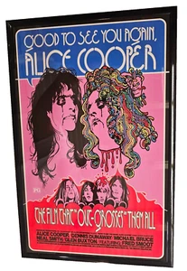 Alice Cooper, Good To See You Again 1974 Movie Poster 11 X 17 Framed - Picture 1 of 2