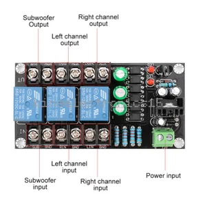 3-Kanal Digital Endstufe Audio Lautsprecher Schutz Platine AC/DC 12V-26V - Bild 1 von 5