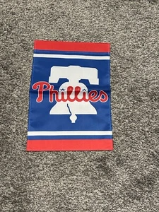 MLB Philadelphia Phillies Garden Flag Double Sided Phillies Premium Yard Flag. - Picture 1 of 1
