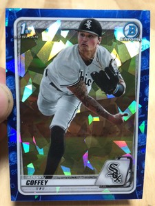 2020 1st Bowman Chrome Sapphire Adisyn Coffey #BD-87 Chicago White Sox