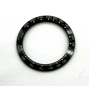 Watch Bezel Inlay Lünette Black White Ceramic compatible R0lex D-tona  40mm - Bild 1 von 9