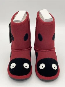 Stivali da bambino EMU Australia Ladybird (rosso) taglia US 9 nuovi CS3 NOS - Foto 1 di 8