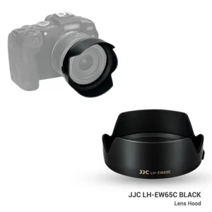JJC Reversible Lens Hood for Canon RF 16mm F2.8 Macro STM Lens on Canon R5 R6 RP - Picture 1 of 12