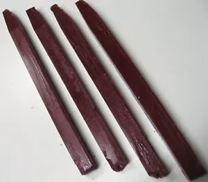rle RED DOP WAX, ONE LB. for dopping stones, 4 sticks, SUPERIOR, MADE IN USA! - Picture 1 of 2