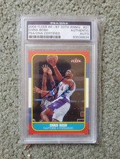 2006-07 Fleer 1986 20th ANNIVERSARY Chris BOSH Auto AUTOGRAPH Signed Rare #21