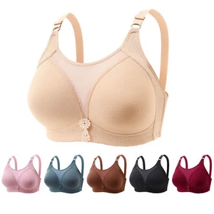 Plus Size Bras for Women Push Up Bra Breathable A-D Cup Gathing and Lifting - Picture 1 of 42