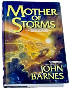 MOTHER OF STORMS by John Barnes. A Giganic Hurrican...(1994) HC/DJ/1st/1st - Picture 1 of 7