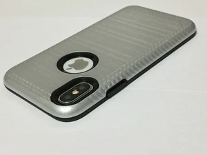 Coque intérieure souple fine et rigide brossée hybride antichoc IPHONE X / 10 - Photo 1 sur 16