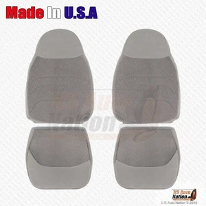 1994 to 1997 Ford F150 F250 F350 F450 F550 XLT Driver Passenger Cloth Cover Gray - Picture 1 of 18