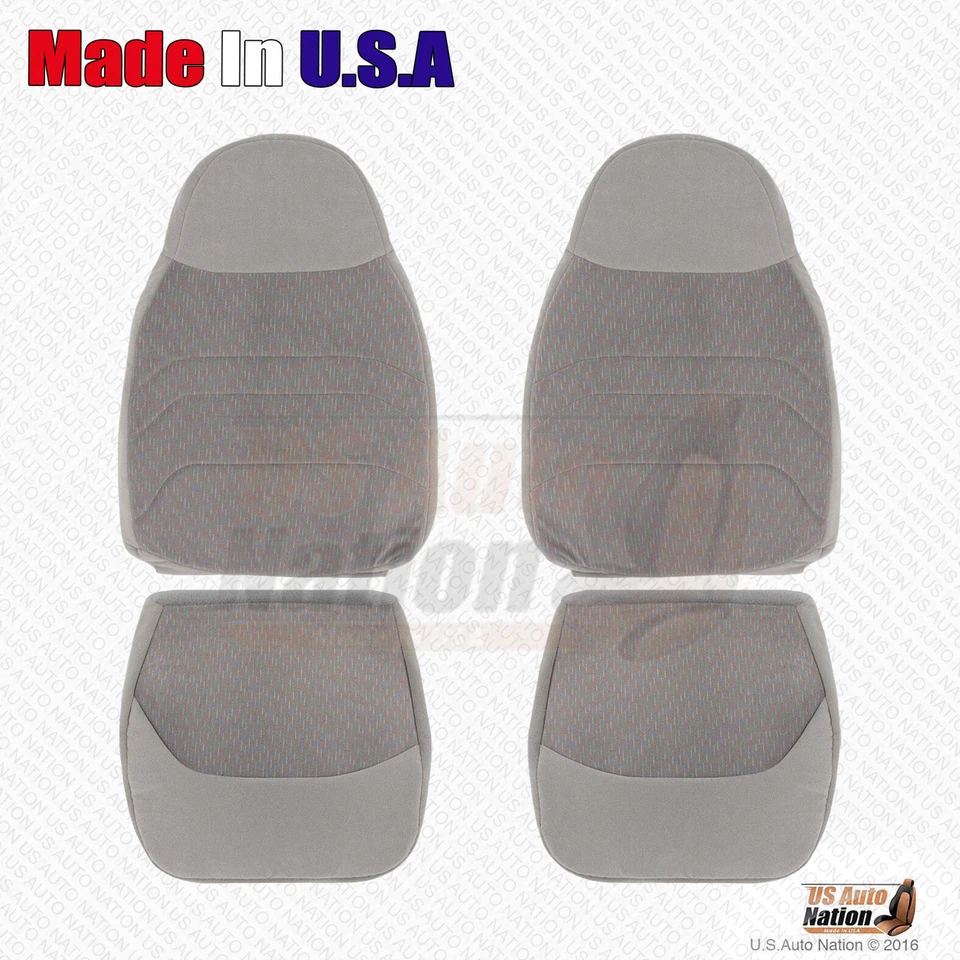 1994 to 1997 Ford F150 F250 F350 F450 F550 XLT Driver Passenger Cloth Cover Gray - Image 1 of 1