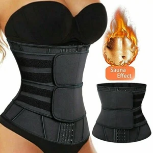 Women Waist Trainer Neoprene Belt Sweat Body Shaper Tummy Control Girdle Slimmer - Picture 1 of 12