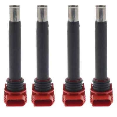 BOSCH OEM Set of 4 Ignition Coils Kit for Audi A6 A8 Quattro Q7 R8 S5 VW Touareg - Image 1 of 4