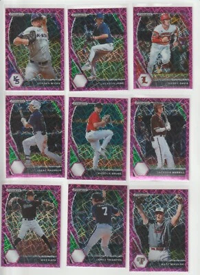 2021 PANINI PRIZM DRAFT PICKS BASEBALL - SINGLES - PARALLELS AND INSERTS - Image 1 of 4