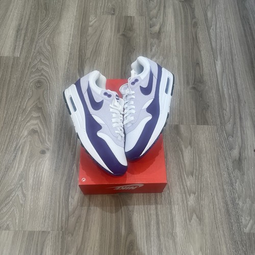 Nike Air Max 1 SC UK 5.5 Field viola bianco scarpe da ginnastica DZ4549 101