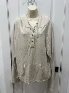 PATAGONIA Women’s Tan Necessity Hooded Pullover Sweater X Large - Picture 1 of 10