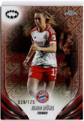 Klara Buhl 2023-24 Topps Chrome Women's Rose Gold Refractor #85 Bayern #039/125 - Image 1 of 2