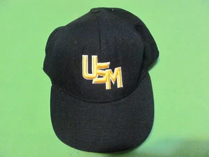 SOUTHERN MISS GOLDEN EAGLES USM Embroidered Size 7 3/8 Hat/Cap - Picture 1 of 4