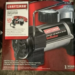 Craftsman 120V Inflator (Model # 75121), New Unopened - Picture 1 of 2