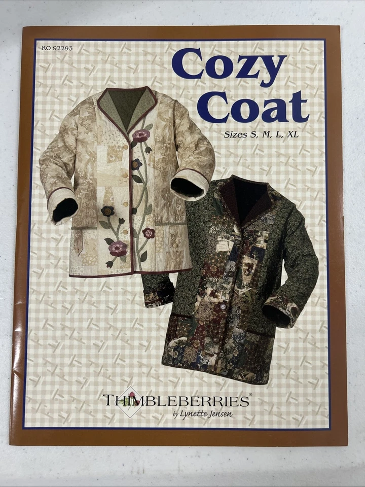 Thimbleberries Pattern Booklet-Cozy Coat in Sizes S-M-L-XL - Image 1 of 1