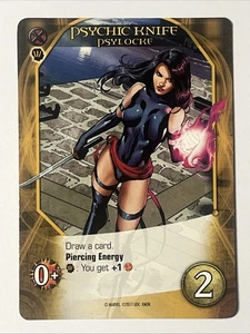 PSYLOCKE PSYCHIC KNIFE Upper Deck Marvel Legendary - Picture 1 of 2