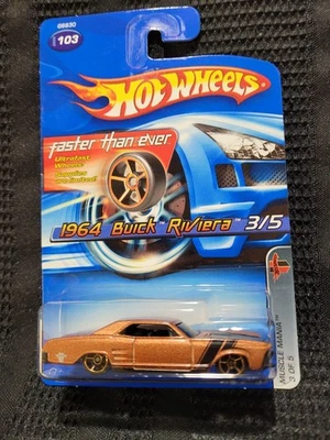 Buick Riviera Lowrider 1964 Hot Wheels. Raro, ¡VHTF! Serie Muscle Mania #3/5 '05. Foto 1 de 4