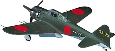 Hasegawa 1/48 Japanese Navy Mitsubishi A6M5c Mitsubishi A6M Zero 52-hei plastica - Immagine 1 di 4