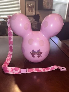 Cubo palomitas globo cabeza Mickey Mouse rosa parques Disney WDW - Imagen 1 de 7