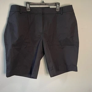 Talbots Perfetto Corto Taglia 18 W Nero Nuovo Scatola P - Foto 1 di 6