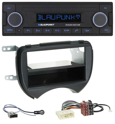Blaupunkt DAB USB Bluetooth MP3 Autoradio für Nissan Micra K13 10-13 schwarz - Bild 1 von 4