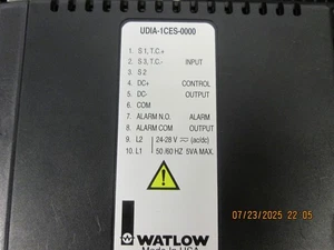 WATLOW TEMPERATURE CONTROLLER UDIA-1CES-0000 (SHELF F3) - Picture 1 of 4