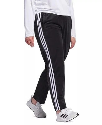 Pantalones deportivos Adidas Y2K para mujer 2X de terciopelo negro glamuroso con pedrería nuevo con etiquetas precio de venta sugerido por el fabricante $55 Foto 1 de 4