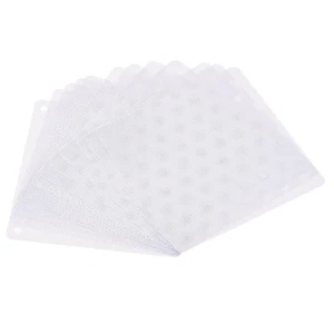 12pcs 140mm Computer Fan Filter Grills PVC Mesh Dustproof Case Cover White - Photo 1/5