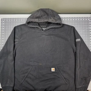 Carhartt Hoodie XL K121 BLK Grunge Workwear Streetwear Essential Y2K Skater 90s - Bild 1 von 12