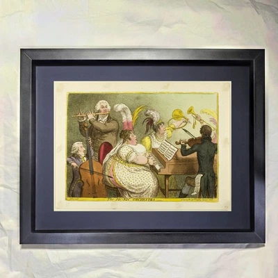 James Gillray "The Pic-Nic Orchestra" Arte enmarcado personalizado Foto 1 de 3
