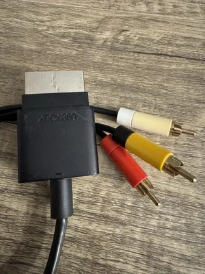Microsoft Xbox 360 OEM Composite AV Cable X821376-002 Tested – Excellent - Image 1 of 4