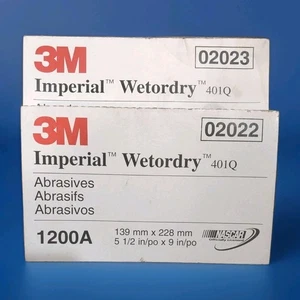3M 02022 / 2022 Wetordry Abrasive Sandpaper Sheet 1200 Grit, 50 Count 401Q - Picture 1 of 2